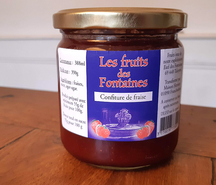 confiture de fraise  EARL des Fontaines - © lesProducteurs.online