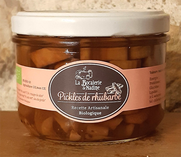 pickles de rhubarbe    La Bocalerie De Nadine - © lesProducteurs.online